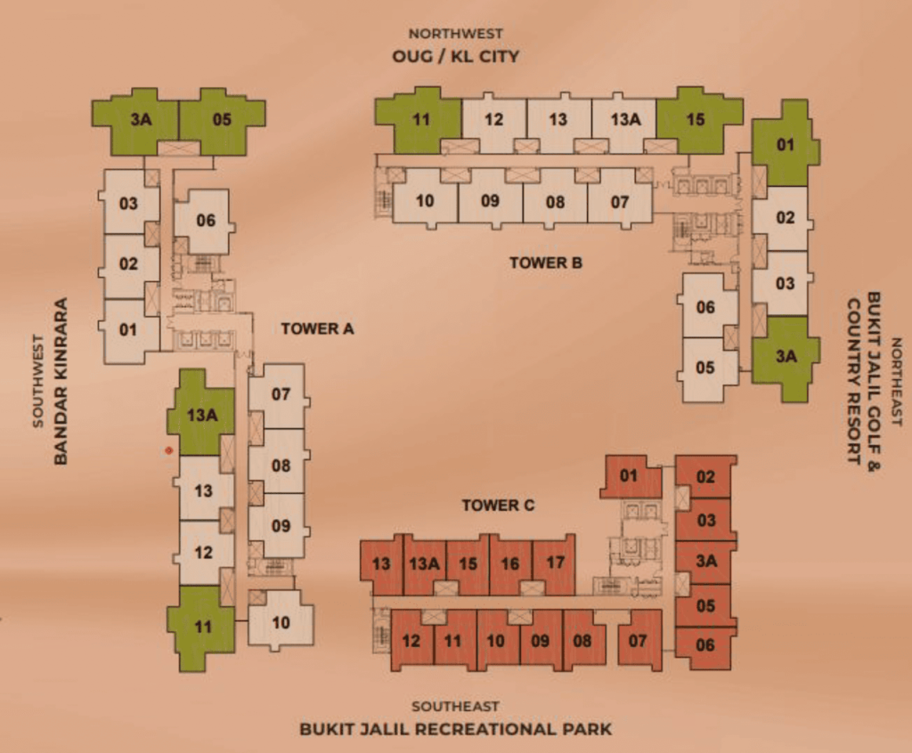 Exsim Kingswoodz Floor Plan